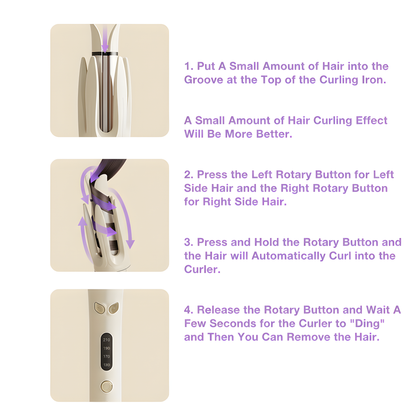 Quick Heatless Hair Curler